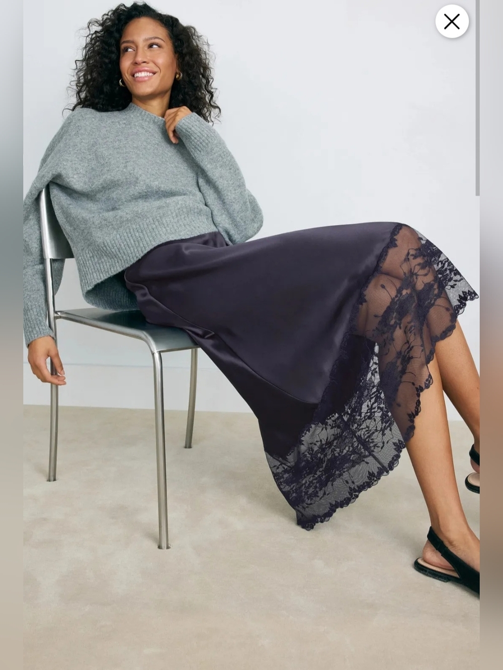 BLAKE LACE SLIP SKIRT SIZE 8 MSRP $370